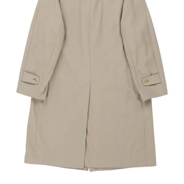 Aquascutum Trench Coat - Large Beige Virgin Wool