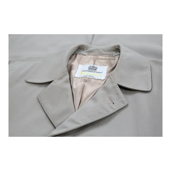 Aquascutum Trench Coat - Large Beige Virgin Wool