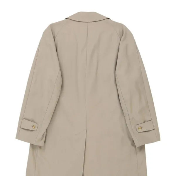 Aquascutum Trench Coat - Large Beige Virgin Wool