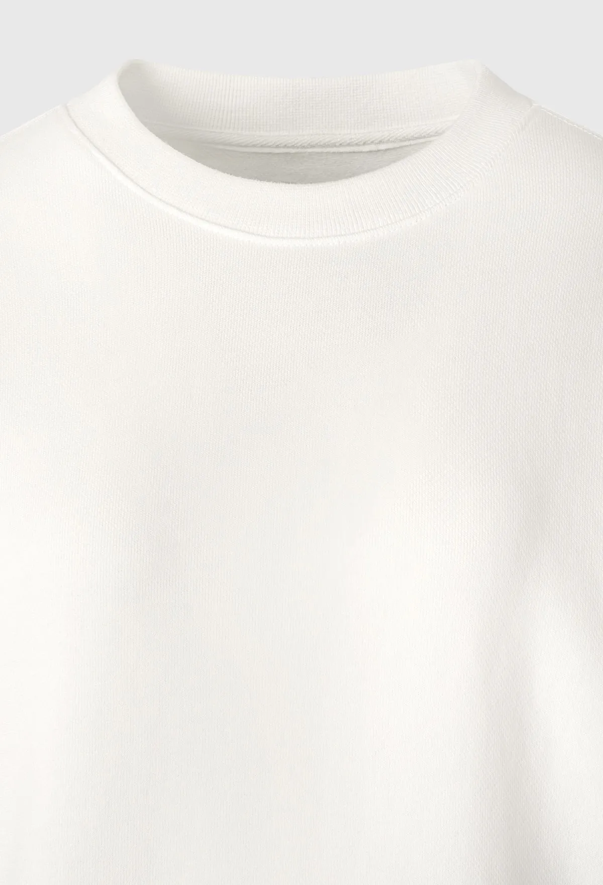 Basic R Zip-up Sweatshirt In Ivory