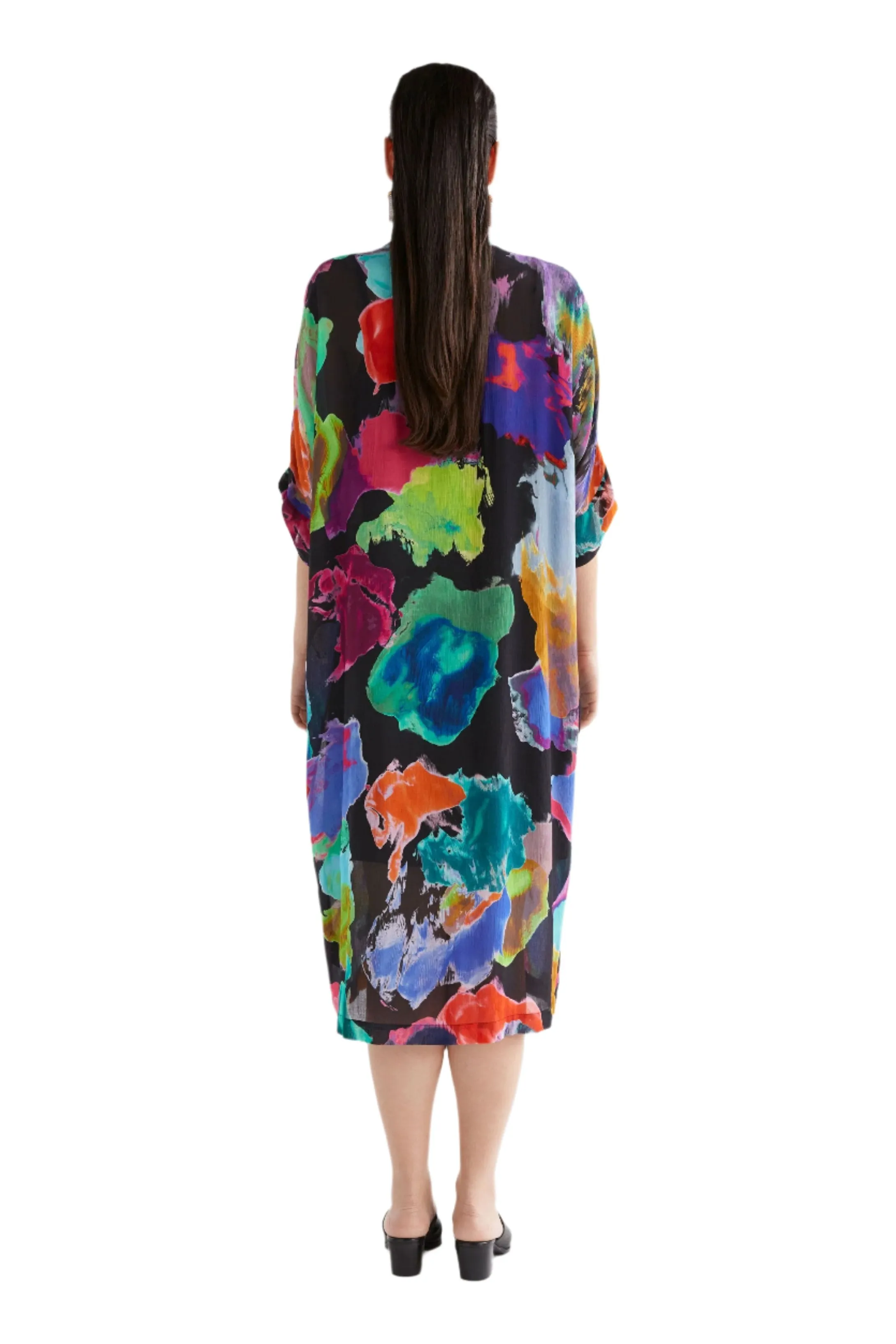 ELK SOMA SHIRT DRESS - REM PRINT