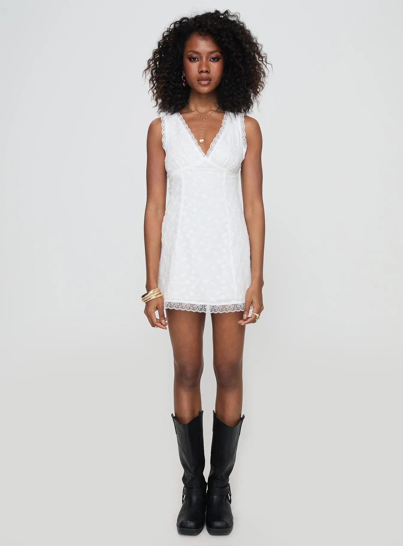 Gimmie Mini Dress White