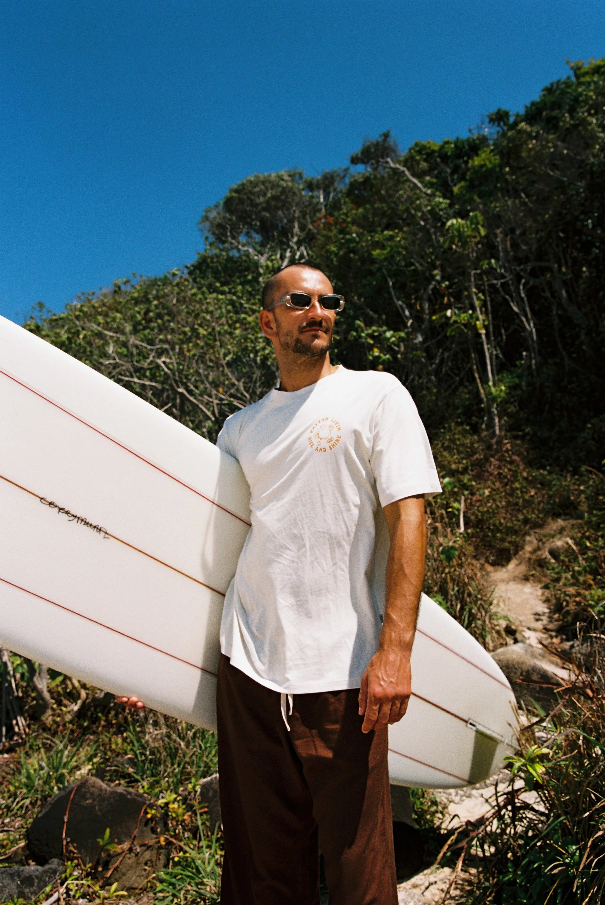 Rise & Shine Ss T Shirt Vintage White