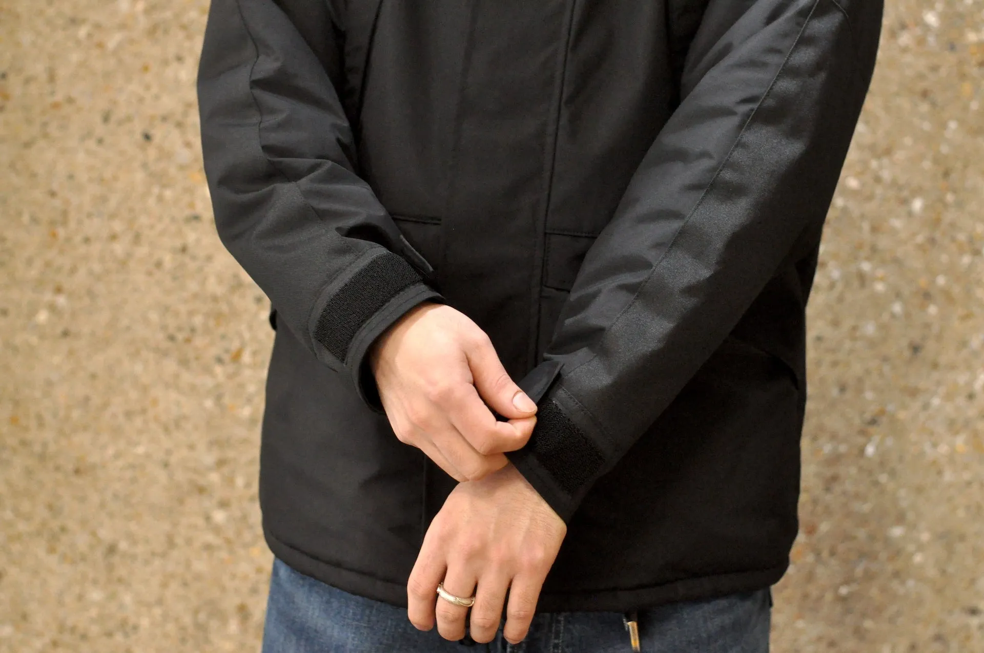 Ultima Thule by Freewheelers "All Weather" Hard-Shell Jacket (Black)